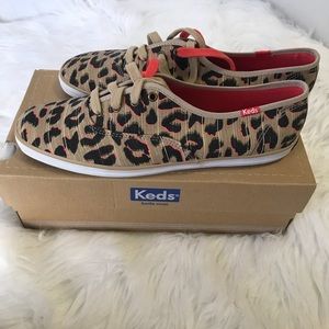 Cheetah print keds shoes